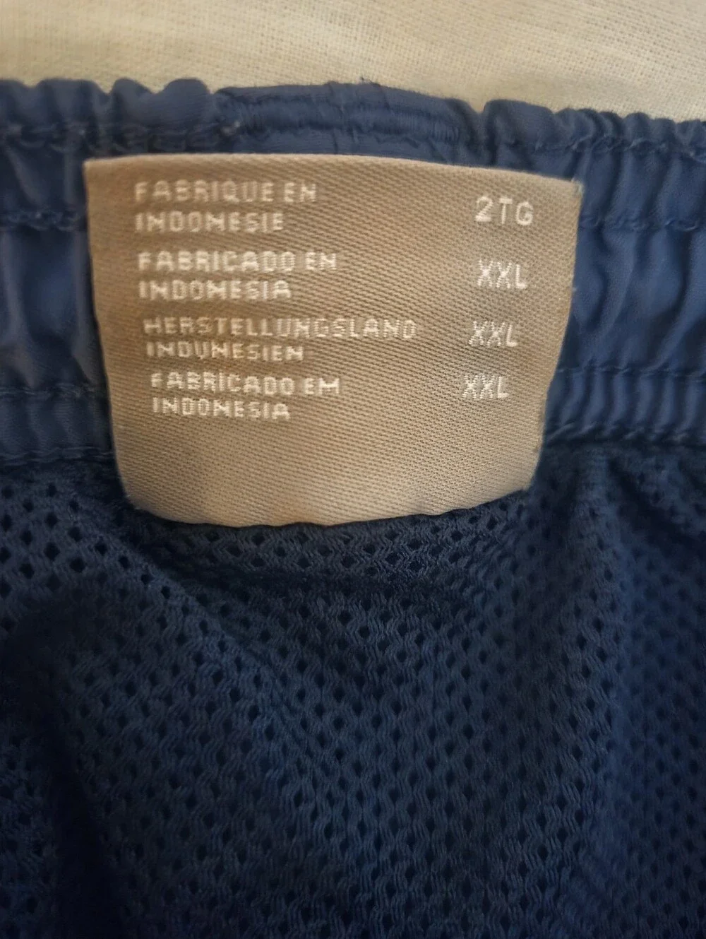 Men's Columbia Lined Blue Shorts Size XXL